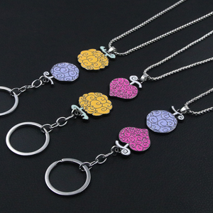 Venta al por mayor Anime joyería Ace Law maldito diablo fruta colgante collar - Product Image 5