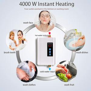 Calentador de agua eléctrico instantáneo personalizado o estándar, calentador de agua de baño de tecnología avanzada, <span class=keywords><strong>Calefon</strong></span> eléctrico - Product Image 3