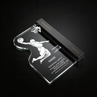 Nouveau Trophée de Basketball Haut de Gamme, Médaille Sportive Créative, Design Silhouette de Joueur de Basketball, Récompense Commémorative