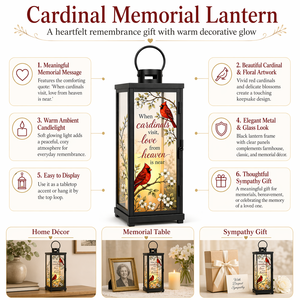 Linterna Conmemorativa al por Mayor, Linterna de Vela con Luz Cálida, Regalo de Condolencias por la Pérdida de un Ser Querido, Linterna Conmemorativa Personalizada - Product Image 4