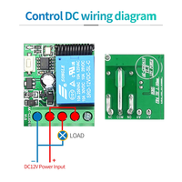 Module récepteur relais sans fil 433MHz RF 1 canal 12V domotique NFC commutateur de télécommande réseau 10A 220V/24V