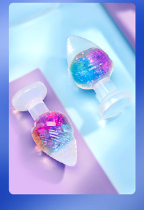 Ukuran kecil steker Anal benang silikon dildo jeli Butt Plug mainan seks wanita Anal pelatih prostat pemijat dewasa menggoda mainan - Product Image 3