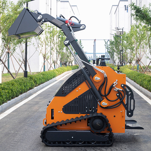 High Efficiency Farm Use Mini Diesel Skid Steer <b>Loader</b> <b>Tractor</b> with 1500Lb Lifting Capacity - Product Image 4