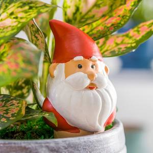 Dispositivo <span class=keywords><strong>de</strong></span> Autorriego <span class=keywords><strong>de</strong></span> Cerámica Roja con Forma <span class=keywords><strong>de</strong></span> Santa Claus para Plantas, Irrigador <span class=keywords><strong>de</strong></span> Goteo Automático, Gotero <span class=keywords><strong>de</strong></span> Agua - Product Image 2