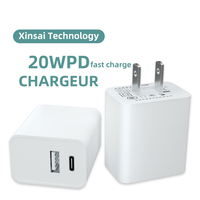 Chargeur rapide 20w 30w Pd QC3.0 pour téléphone, EU UK 65w 100w 120w GAN pliable, chargeur mural rapide USB Type C Usbc à 3 ou 4 ports