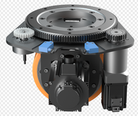 AGV vehículo guiado planetario rueda motriz horizontal Mecanum robot Omni 700W 48V dirección