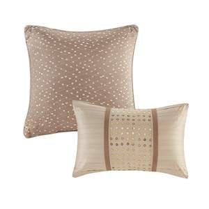 Juego de edredón de algodón 100% bordado de 8 piezas DB tejido con patrón sólido para uso en el hogar, bodas, hospitales, tamaño Super King - Product Image 2