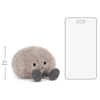 Peluche Jelly Cat Cute Pebble, jouets en peluche Amuseables Pebble, série Amuseables, poupées douces de haute qualité, cadeau parfait pour un anniversaire