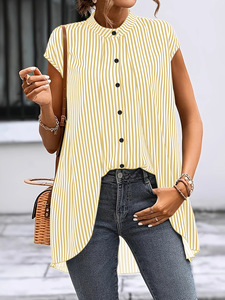 <span class=keywords><strong>Camisa</strong></span> de <span class=keywords><strong>Mujer</strong></span> de Manga Corta, Estilo Dos Piezas, Nueva Moda de Verano, Venta al Por Mayor de Boutique - Product Image 4