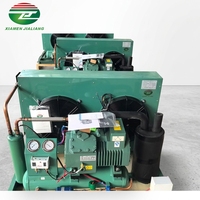 Unité de condensation à refroidissement par air Emerson de 5 à 25 CV avec moteur à engrenages automatique pour compresseur de réfrigération de chambre froide