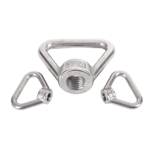 Écrous triangulaires à œil en forme d'anneau, en acier inoxydable 304 zingué, de qualité supérieure, pour applications lourdes, écrous trapézoïdaux métriques certifiés, <span class=keywords><strong>M8</strong></span>-M24 - Product Image 4