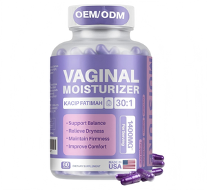 Capsules OEM/OD pour le resserrement vaginal des femmes adultes, extrait 30:1, favorise l'hydratation, renforce les muscles vaginaux, 60 capsules - Product Image 1