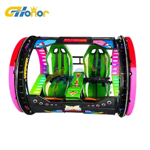 Coin Operated Happy Rolling Car Amusement Bumper Car 720 Degree 360 Rolling Car For School