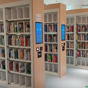 Lector de estante de libros <span class=keywords><strong>RFID</strong></span> 860 960MHz con antena 110V-240V 1-8W para seguimiento de biblioteca, reconocimiento de posición de libro, recordatorio de búsqueda de usuario - Product Image 5