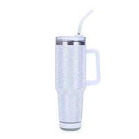 GZYSL Speaker 40oz terbaru Tumbler berlian imitasi 20oz Speaker Bluetooth lapisan bubuk Tumbler sublimasi botol air nirkabel