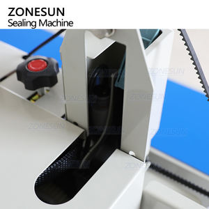 ZONESUN ZS-FR1800P semi-automatique Horizontal continu pochette en plastique sac Machine à sceller avec Code Logo jet d'encre Machine de codage - Product Image 4