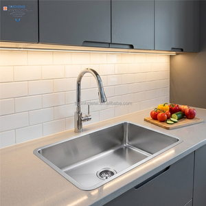 30 pollici per 18 pollici sotto il montaggio singola ciotola in acciaio inox <span class=keywords><strong>lavello</strong></span> da <span class=keywords><strong>cucina</strong></span> con <span class=keywords><strong>piccolo</strong></span> angolo - Product Image 5