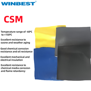 Chloorsulfoneerde Polyethyleen Hypalon Rubber Verwering Chemisch Resistente Elastomeren Ruwe Gom-Rubber Grondstoffen - Product Image 2