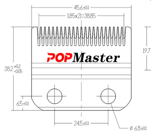 Compatible con Cortapelos <span class=keywords><strong>Wahl</strong></span> 8148/8591/808/2240, Cuchillas de Acero Inoxidable, Cabezal de Repuesto para Afeitadora, Piezas de Repuesto al por Mayor - Product Image 6