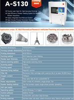 Imprimante 3D automatique Goofoo A-S130 SLM à poudre métallique, numérisation haute vitesse, USB, pour R&D industrielle/biomédicale/recherche et enseignement, Nouveauté