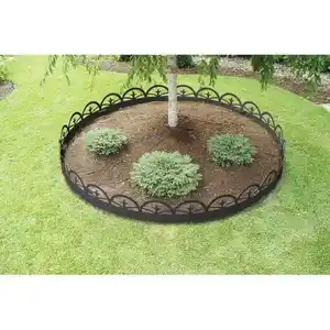 Özelleştirilmiş çelik kenar bahçe dekoratif çiçek yatak çit corten çelik peyzaj kenar sınır