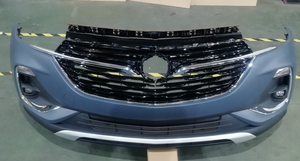 Rejilla embellecedora cromada para parachoques delantero estilo GX para Buick Encore 2020 2021 2022 con bisel antiniebla sin orificios para sensores - Product Image 3