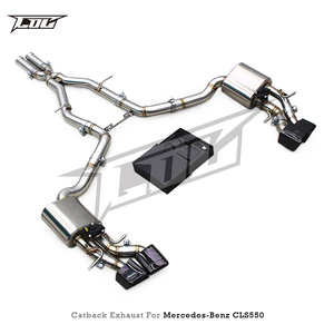 Système d'échappement Catback Boska pour Mercedes-Benz CLS550 V8 4.7L 2010-2016, échappement sport en acier inoxydable avec silencieux Valvetronic - Product Image 5