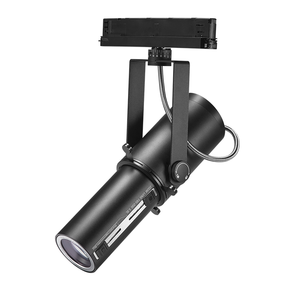 15W स्टूडियो प्रकाश 12D करने के लिए 60 डिग्री बीम कोण समायोज्य Dimmable सुर्खियों एलईडी ट्रैक प्रकाश ट्रैक का नेतृत्व किया - Product Image 1