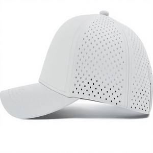 <b>Light</b> Gray 6-Panel Mesh Snapback Cap Breathable Adjustable Unisex Outdoor Casual <b>Hat</b> Spring Summer Adult - Product Image 2