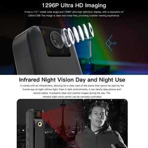 便携式Wifi 4g迷你相机1500毫安电池充电电池相机Wifi无线家用迷你相机CB77 3MP - Product Image 4