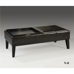 Fabricants directs <span class=keywords><strong>pas</strong></span> <span class=keywords><strong>cher</strong></span> salon rembourrées marron grand ottoman <span class=keywords><strong>banc</strong></span> - Product Image 6