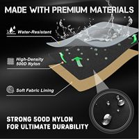 Pochette utilitaire MOLLE compacte découpée au laser, sac de rangement pour équipement résistant à l'eau
