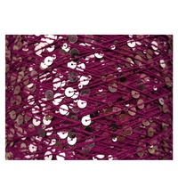 Hot Selling 3mm+6mm Hand Knitting Yarn with Cotton Thread Sequins Dyed Pattern Made in China