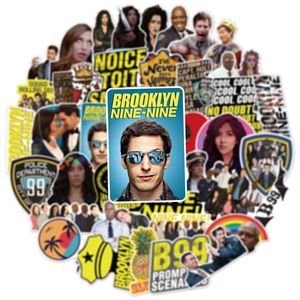 Programa de películas de TV Brooklyn <span class=keywords><strong>99</strong></span> <span class=keywords><strong>Nine</strong></span> America para Graffiti, botella, casco, nevera, pared, equipaje, pegatinas para portátil, etiqueta, 50 Uds. - Product Image 4