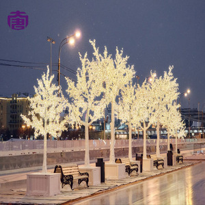 <b>Artificial</b> Sakura <b>Tree</b> LED Light for <b>Outdoor</b> Park Garden and Wedding Scene Decoration with Romantic Atmosphere - Product Image 6