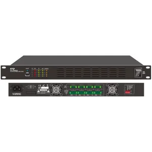 4*500W Power Class D Audio Amplifiers With DSP