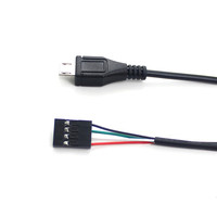 Cable USB Personalizado de Micro Macho a 4 Pines, Ensamblaje de Cable JST Molex Picoblade a Mini B, Arnés de Cableado