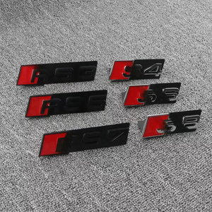 <span class=keywords><strong>Emblème</strong></span> de modification automobile S3 4 5 6 7 8 RS3 4 5 6 7 8 SQ3 4 5 6 7 8 Audi, autocollant <span class=keywords><strong>emblème</strong></span> de voiture couleur argent - Product Image 4