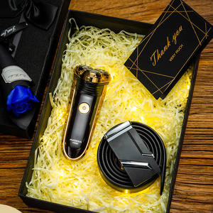 Ensemble de cadeaux pour homme, avec écran de la température, vide, portefeuille, ceinture et rasoir Rose et électrique, 80 ml, T065 - Product Image 4