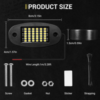 Luces LED para Coches Rock Lights Pure White F30 Baja Light Off-Road Gx470 Watermelon 10th Gen Silverado Hilux, Bombillas LED para Accesorios de Barra W203