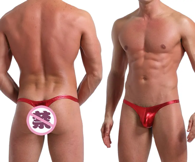 New Hot Red Sexy Mens Thong Comfortable Briefs Fashion Underwear Bikini Cheap price Low MOQ