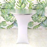 Nappe ajustée ronde imperméable antidérapante de 4 pieds rouge vin Tissu de couverture de table de mariage sans plis Utilisation commerciale
