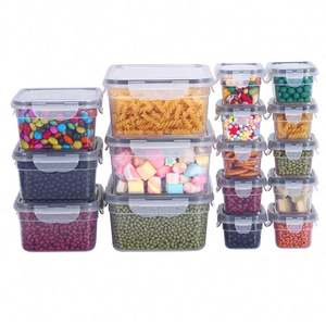 New <b>Plastic</b> Storage Tank High Quality <b>Plastic</b> Kitchen <b>Clear</b> Food Storage <b>Containers</b> With Lids - Product Image 2