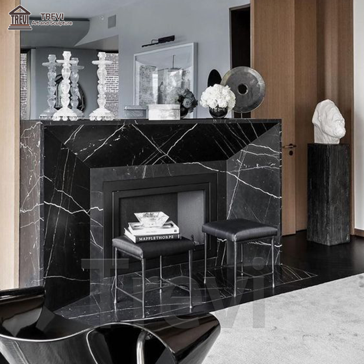 精巧に彫られた室内装飾用黒大理石の暖炉飾り棚| Alibaba.com