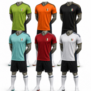 Maglie da <span class=keywords><strong>Calcio</strong></span> Personalizzate Traspiranti a Manica Corta, Asciugatura Rapida, Stile Squadra Nazionale, Uniformi Sportive - Product Image 1
