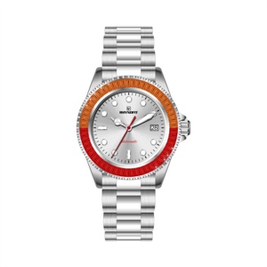 Reloj mecánico automático de movimiento NH35, reloj de pulsera de acero inoxidable con bisel de 316L, gemas azules modificadas, nuevo de 2022 - Product Image 2