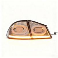 Feux arrière de voiture à LED RGB colorés contrôlables par application mobile pour Honda Civic FD2 2005-2012