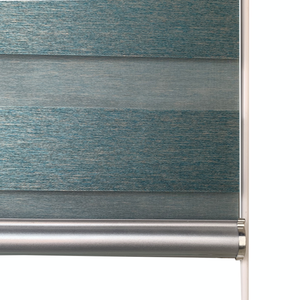 Nhà thông minh trung tâm không dây 100% Polyester Vải rèm cuốn Zebra Rèm cơ giới màn Shades cho văn phòng trong nhà nhà - Product Image 6