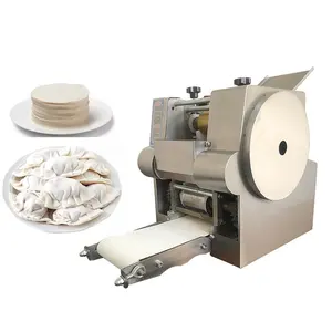 Easy Operation Knoedel Wrapper Machine Wonton Baozi Skin Making Multifunctionele Dumpling Skin Wrapper Making Machine