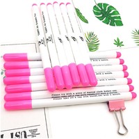 Stylo effaçable à l'eau de haute qualité, marqueurs d'encre DIY, stylo marqueur pour tissu, stylo de marquage pour point de croix, outils de couture
